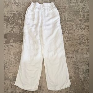 White Linen Pants